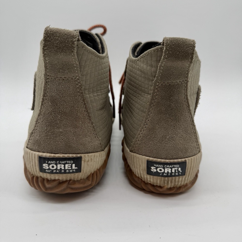 Sorel Rain Boot Womens Sz 9.5 Beige Blue Out N About Waterproof - Picture 5 of 8